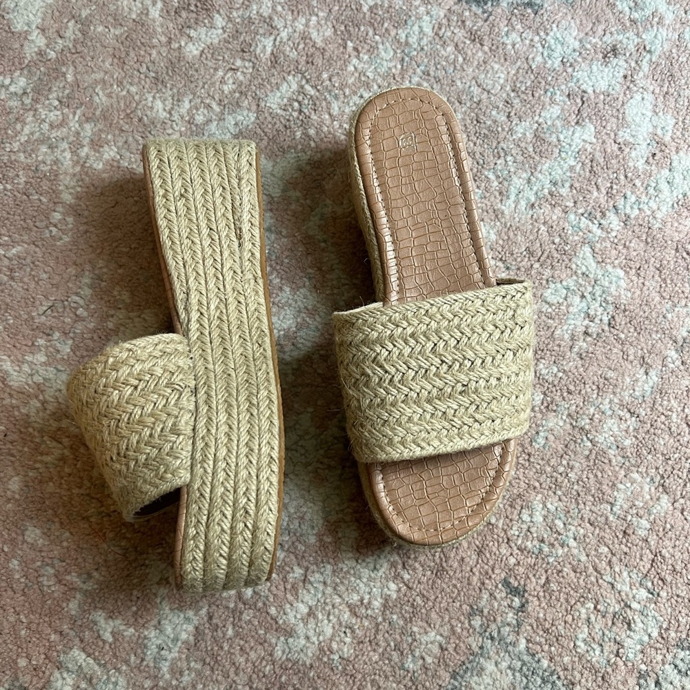Summer platform sandal/ espadrille